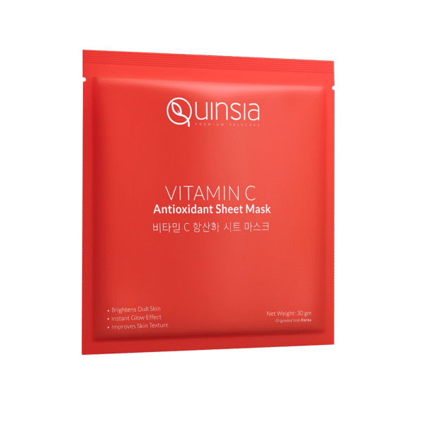 Quinsia Vitamin C Antioxidant Sheet Mask – 30gm